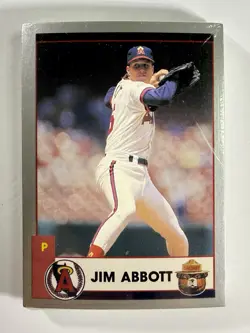 1990 Smokey Bear California Angels SGA (20) Card Pack Sealed - Image 2
