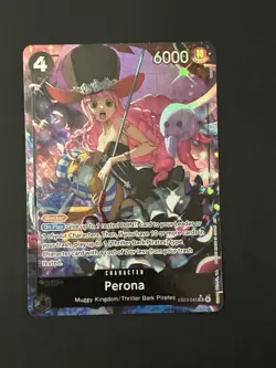 Perona EB03-045 SR AA Alt Art One Piece TCG NM - Image 1