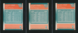 1988 FLEER BASKETBALL #120 MICHAEL JORDAN ALL-STAR LOT OF 3 NM (oc) HOF - Image 2