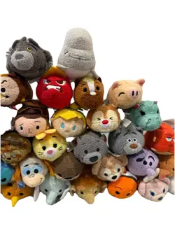 Disney Tsum Tsum Mini Plush Toy Story Moana Nemo Beauty And The Beast Lot Of 37 - Image 4