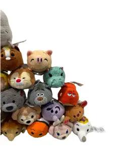 Disney Tsum Tsum Mini Plush Toy Story Moana Nemo Beauty And The Beast Lot Of 37 - Image 5