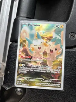 Pachirisu 208/198 Pokemon TCG Scarlet Violet Base Illustration Rare - Image 1