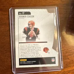 Panini Silhouette 2025 Boomer Esiason Hand Crafted #17 Bengals NFL Card - Image 2