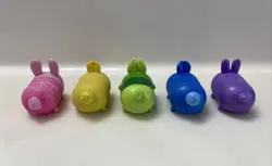 Disney Tsum Tsum Judy Hopps White Rabbit Thumper Miss Bunny Glitter Figures Lot - Image 2