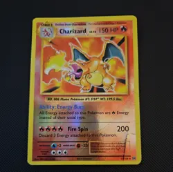 Pokemon TCG Charizard Evolutions Reverse Holo Card 11/108 - Image 1