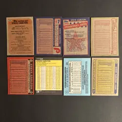 Steve Carlton - Lot of 8 Baseball Cards (1983-1987) Philadelphia Phillies HOF - Image 2