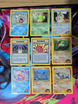 Pokemon TCG Gym Heroes Job Lot x 9 No Duplicates Near Mint Vintage WOTC - Image 1