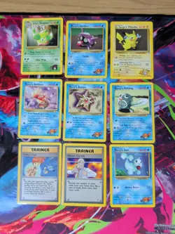 Pokemon TCG Gym Heroes Job Lot x 9 No Duplicates Near Mint Vintage WOTC - Image 2