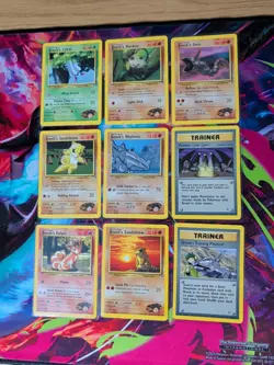 Pokemon TCG Gym Heroes Job Lot x 9 No Duplicates Near Mint Vintage WOTC - Image 1