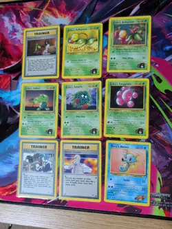 Pokemon TCG Gym Heroes Job Lot x 9 No Duplicates Near Mint Vintage WOTC - Image 1