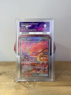 Mew EX Pokemon 151 UPC 053 Promo Card Ace 9 - Image 1