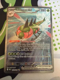 Pokemon TCG Yanmega EX Sir 228/182 Destined Rivals Secret Illustration Rare. III - Image 1