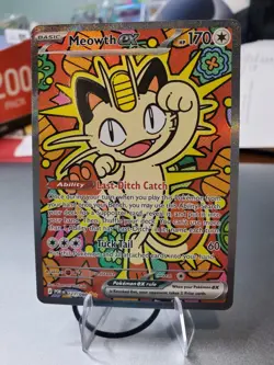 Pokemon TCG: Perfect Order MEOWTH ex SIR, UR, EX 3 Card Lot Set! - Image 1