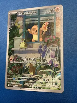 Pokemon TCG Charmander Obsidian Flames ETB Black Star Promo SVP044 light play - Image 1