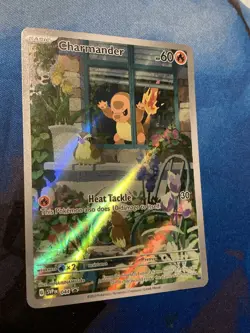 Pokemon TCG Charmander Obsidian Flames ETB Black Star Promo SVP044 light play - Image 3