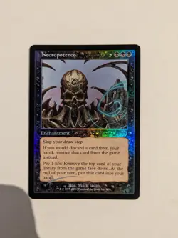 MtG Necropotence Necropotenza Foil Deckmaster Mint/NearMint M/NM - Image 1