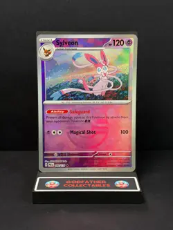 Pokemon Prismatic Evolutions Master Ball Pattern Rare Sylveon #040 - Image 1