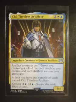 Mtg Final Fantasy Cid, Timeless Artificer #0418 Uncommon - Image 1
