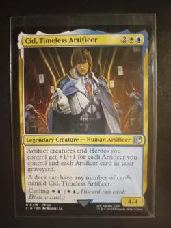 Mtg Final Fantasy Cid, Timeless Artificer #0418 Uncommon - Image 2
