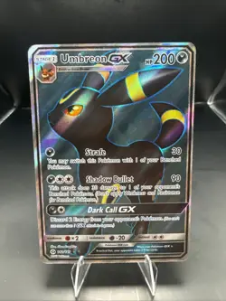 Pokemon Umbreon GX (Full Art) 142/149 SM Base Set Holo - NM - Image 1