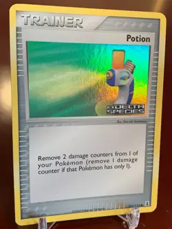 Pokemon Potion 101/113 ex Delta Species Reverse Holo LP - Image 1