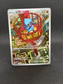 Pokemon TCG Riolu Illustration Promo 010 Mega Evolutions - Image 1
