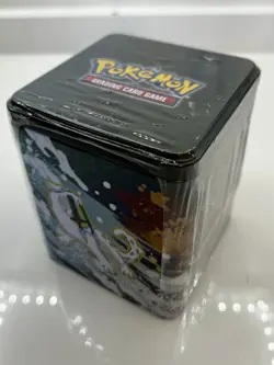 New! Pokemon TCG Stack'em High Tin - 2025 Factory Sealed Booster Packs Stickers - Image 1