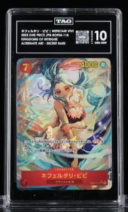 Nefeltari Vivi [Alt Art] OP04-118 One Piece Japanese Kingdoms of Intrigue TAG 10 - Image 1