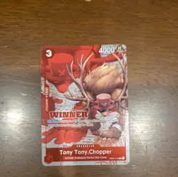 Tony Tony.Chopper C Alt Art Winner OP04-010 Store Winner Pack 2024 One Piece Eng - Image 1