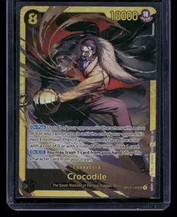 Crocodile OP14-120 (SEC) - One Piece TCG: The Azure Sea's Seven - English NM - Image 1