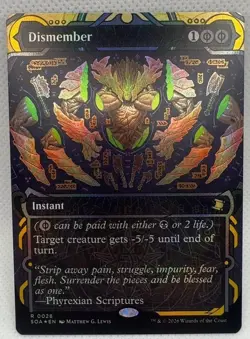 Dismember 28 Secrets of Strixhaven: Mystical Archive Foil R NM MTG Card - Image 1