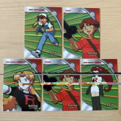 Pokemon Topps TV/Movie Animation Edition Trading Cards x5 inc. ASH Bundle/Lot NM - Image 1