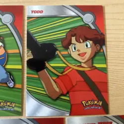 Pokemon Topps TV/Movie Animation Edition Trading Cards x5 inc. ASH Bundle/Lot NM - Image 3