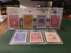 Pristine 10 Pokemon Old Maid PCG Graded Card Lot Of 7 - Image 1