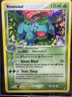 Pokemon Venusaur Holo Rare EX Crystal Guardians Card 28/100 110 HP Stage 2 - Image 2