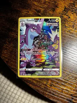 Toxtricity Crown Zenith Galarian Gallery Holo Rare Pokemon TCG Card - Image 1