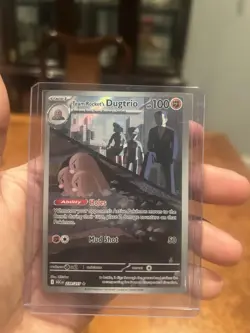 Pokemon Team Rocket's Dugtrio Autographed Holo Ability 239/217 100 HP TCG Card - Image 1