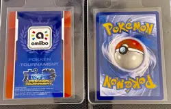 Dark Mewtwo Pokemon Nintendo Amiibo Card Japanese 2016 Promo Low Pop NM/M - Image 2