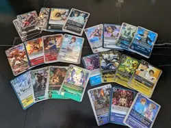 Digimon Card BT6 100 Card Lot - Common, Uncommon, Rare - Image 2