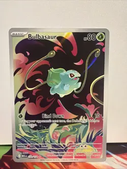 Pokemon TCG Bulbasaur Mega Evolutions 133/132 Illustration Card - Image 3