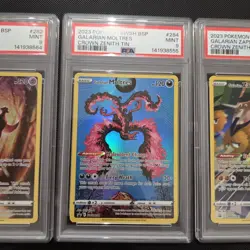 Pokemon Card - Galarian Zapdos Articuno Moltres SWSH 282 283 284 Promo - PSA 9 - Image 3