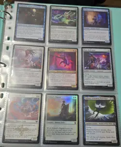 Magic The Gathering Human Themed Binder Lot. Qty 90, Alt Art, Foiled, Etc - Image 1