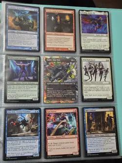 Magic The Gathering Human Themed Binder Lot. Qty 90, Alt Art, Foiled, Etc - Image 3