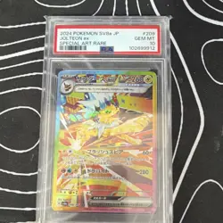 Pokemon TCG Jolteon EX 209/187 SV8a Terastal Fest Special Art Rare PSA 10 - Image 1
