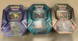 Pokemon TCG Slaking,Tyranitar & Darkrai - Lot Of 3 New Sealed Collectors Tins - Image 1