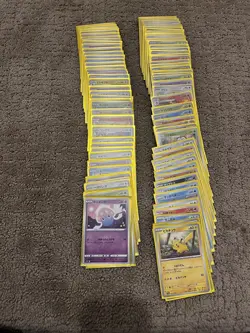Japanese Pokemon TCG 100 Card Bulk Lot with Gold Sleeves - Image 1