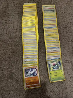Japanese Pokemon TCG 100 Card Bulk Lot with Gold Sleeves - Image 5