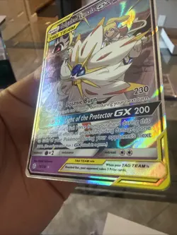 Pokemon TCG Solgaleo & Lunala GX 75/236 Cosmic Eclipse Holo Tag Team 2019 Nm/M - Image 4