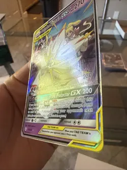 Pokemon TCG Solgaleo & Lunala GX 75/236 Cosmic Eclipse Holo Tag Team 2019 Nm/M - Image 5