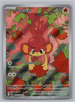 Pansear 099/086 Illustration Rare White Flare Pokemon Near Mint - Image 1